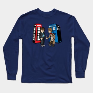 Doctor Who Meets Sherlock Long Sleeve T-Shirt